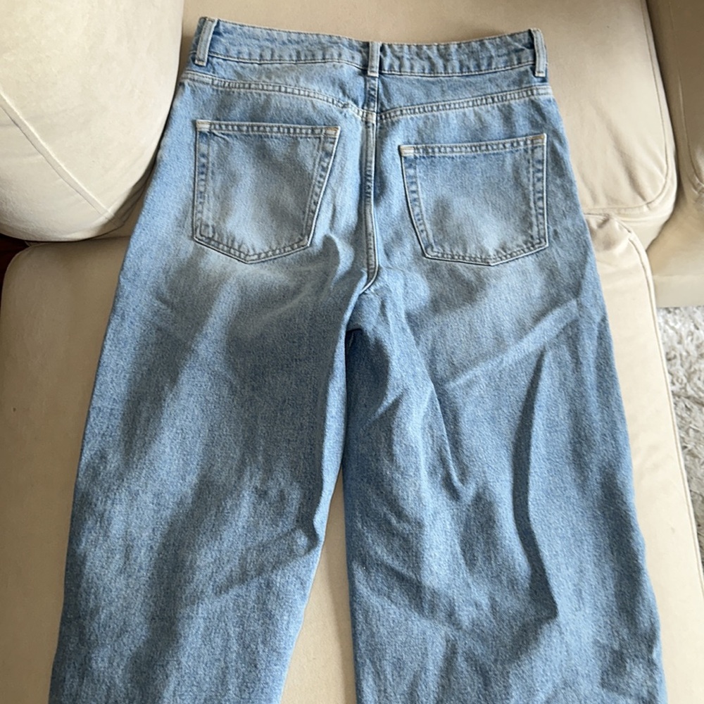 H&M Wide Leg Ripped Jeans - Picture 3 of 4